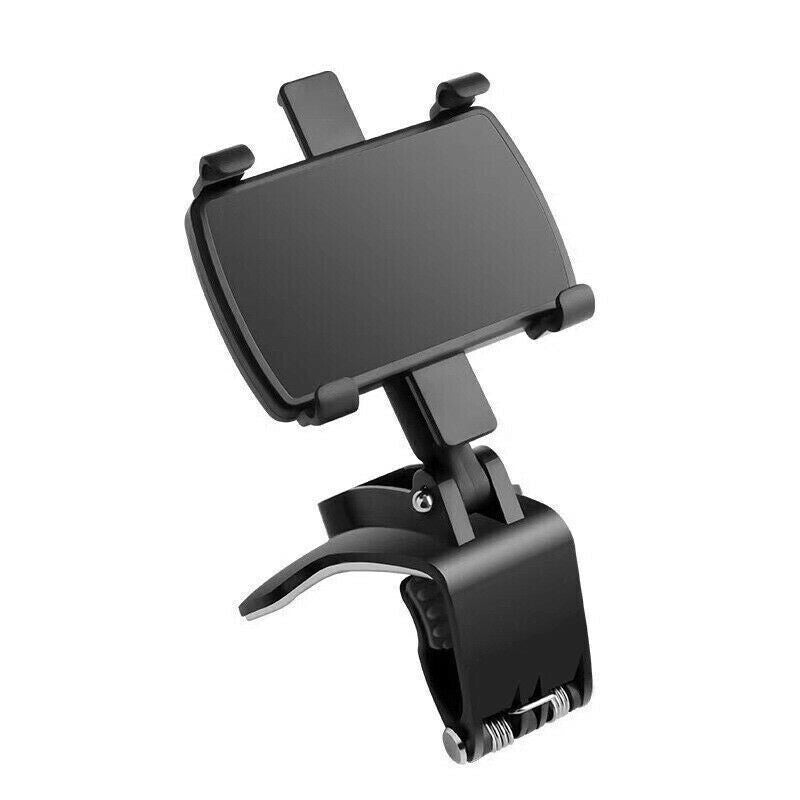 Prime Goods Universal Car Dashboard Mount Holder Stand Clamp Cradle Clip for Cell Phone GPS - Black