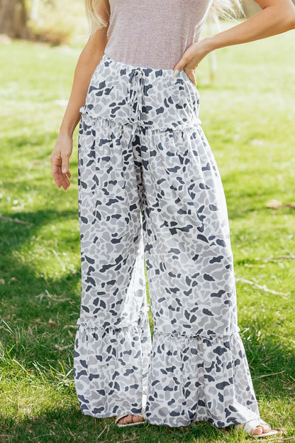 Threaded Pear Hope Wide Leg Casual Pants