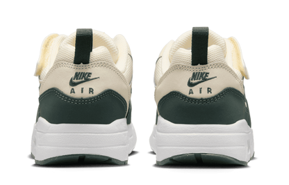 Nike Preschool Air Max 1 EasyOn Pale Ivory/White/Vintage Green