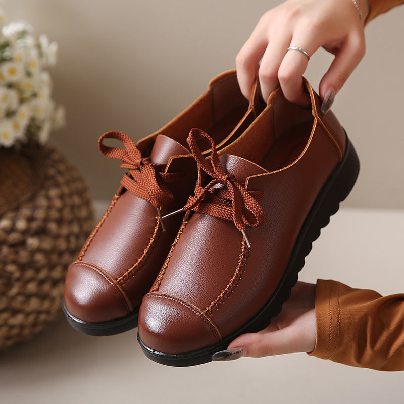 Women's Black Flat Work Shoes – Soft Sole Anti-Slip Flats – Zulily
