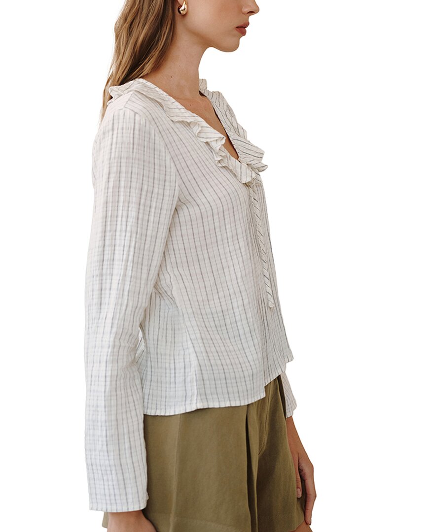 ECBLK-ECRU/BLACK PINSTRIPE-