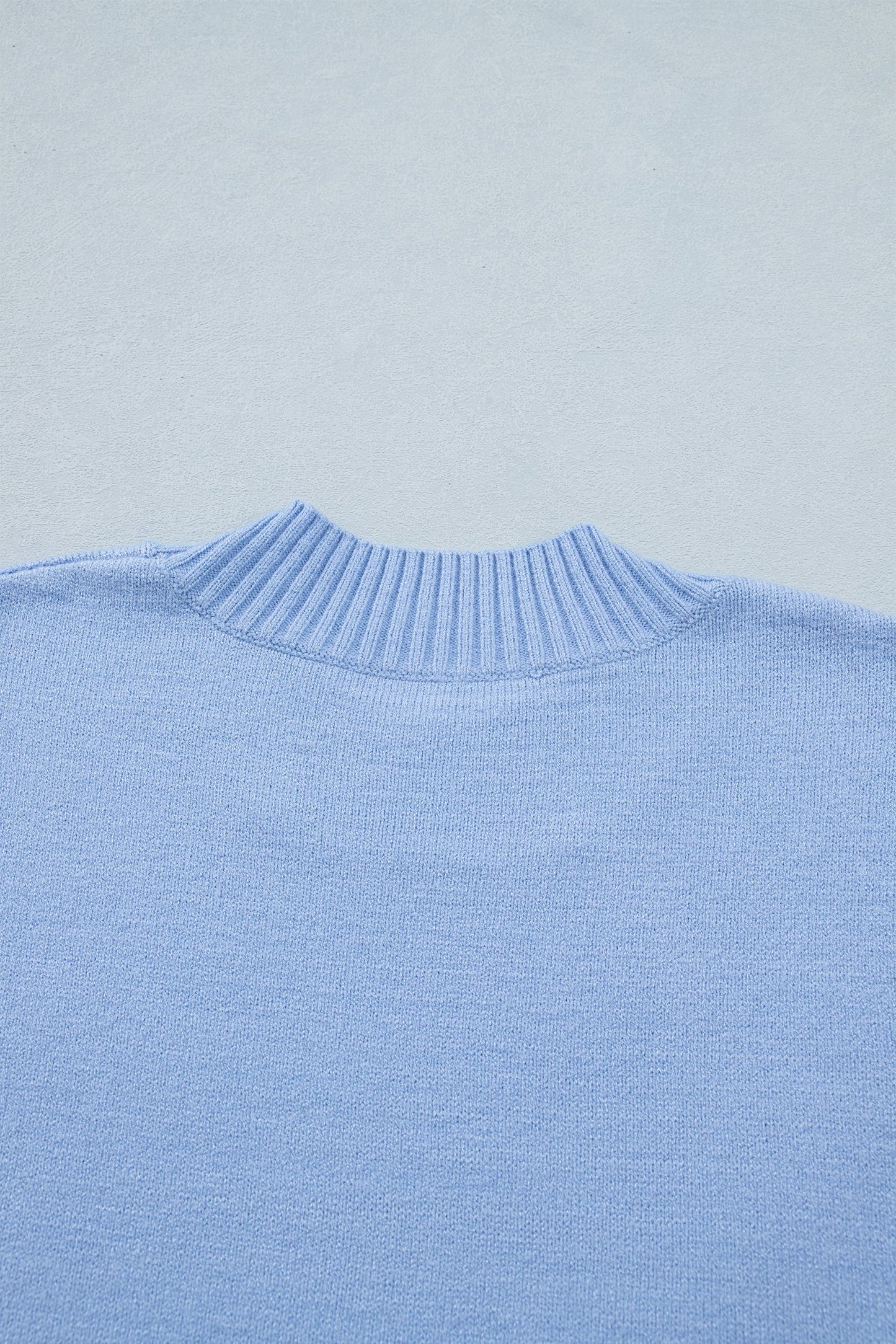 Threaded Pear Hadassah Ruffle Short Sleeve Sweater