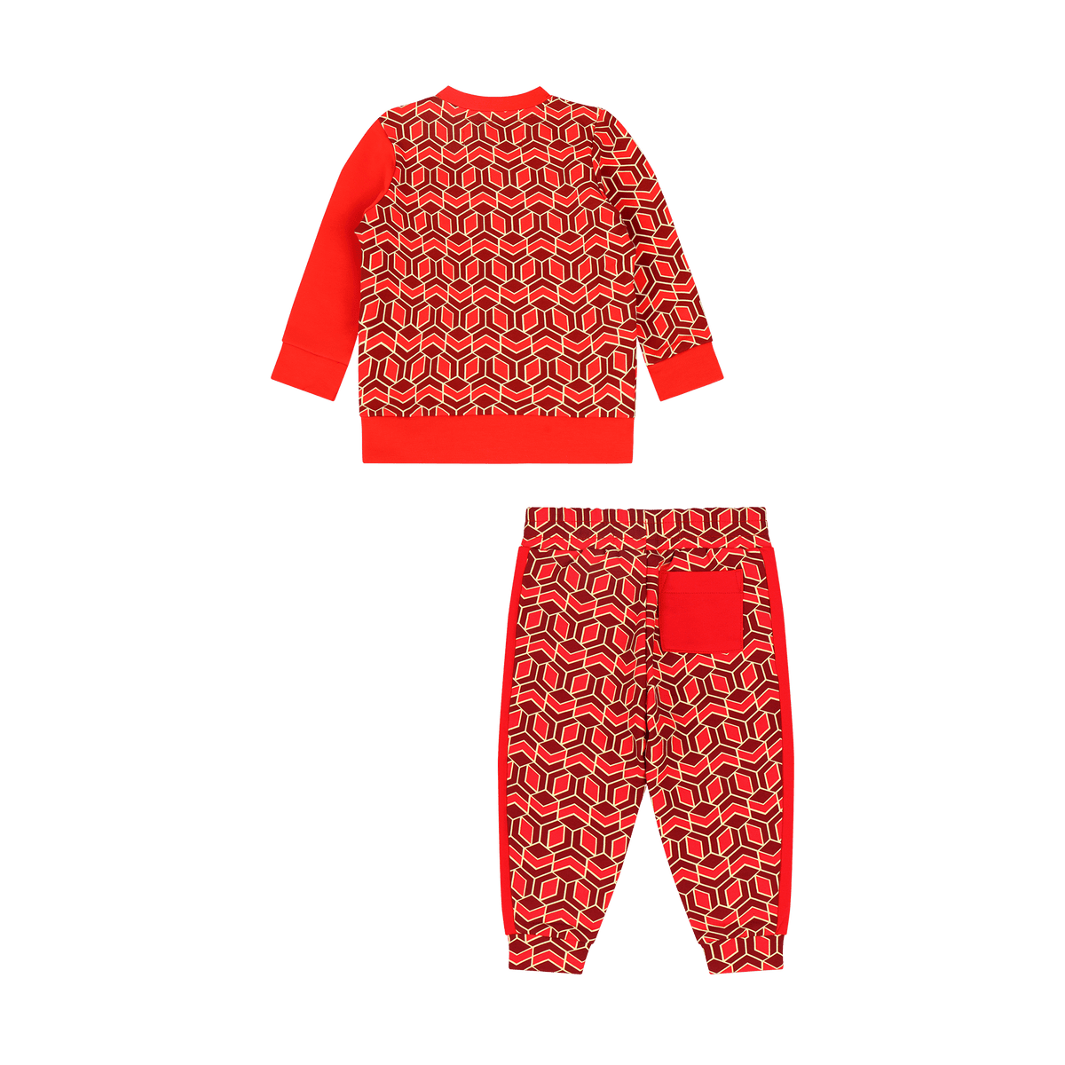 Red Geometric-