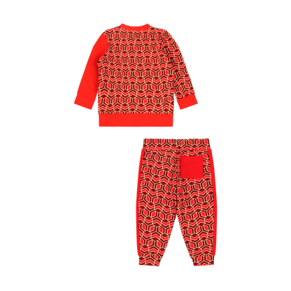Red Geometric-