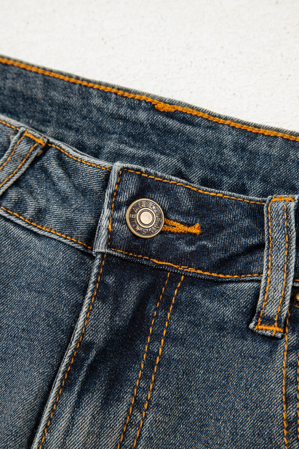 Threaded Pear Alaya Straight High Waist Jeans