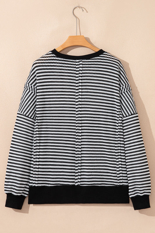 Threaded Pear Hattie Sleeve Oversize top Long Sleeve Top