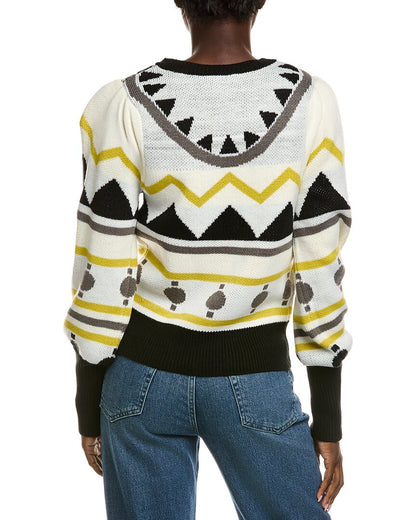 2430-BLACK/IVORT/CHARTREUSE-