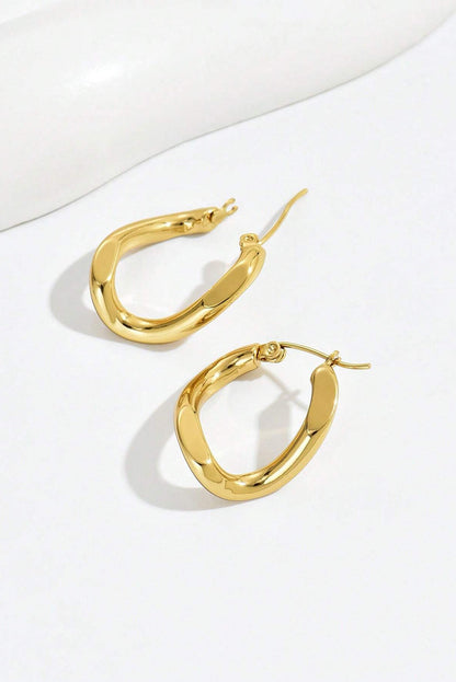 Zyla Spiral Stainless Steel Earrings