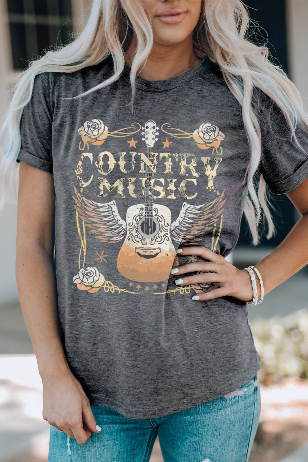 Threaded Pear COUNTRY MUSIC Guitar Tee