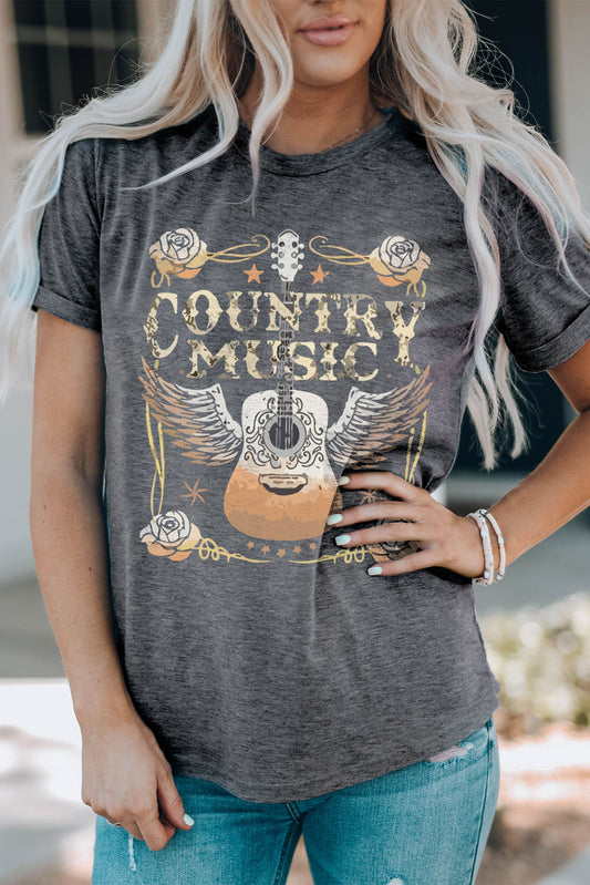 Threaded Pear COUNTRY MUSIC Guitar Tee