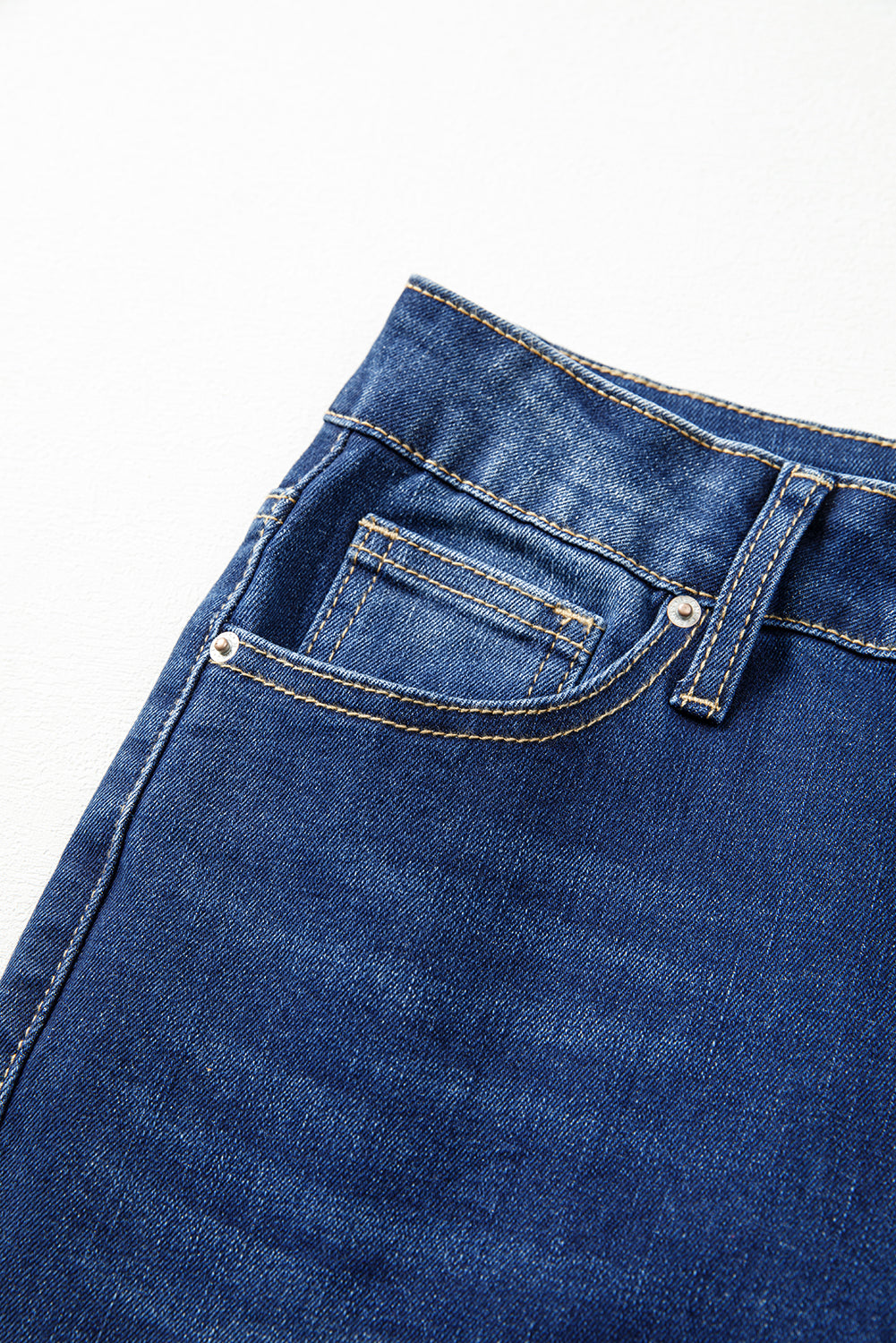 Threaded Pear Samantha Western Stitch Patched Pocket Bootcut Jeans