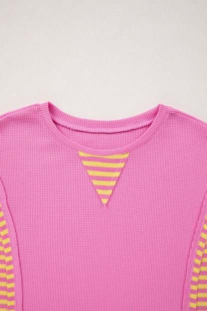 Threaded Pear Wynter Patchwork Loose T Shirt