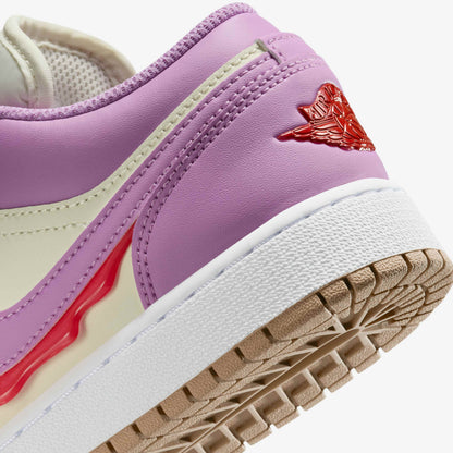 [hj5961-500] Grade School Air Jordan Retro 1 Low Se Fem 'peanut Butter & Jelly'