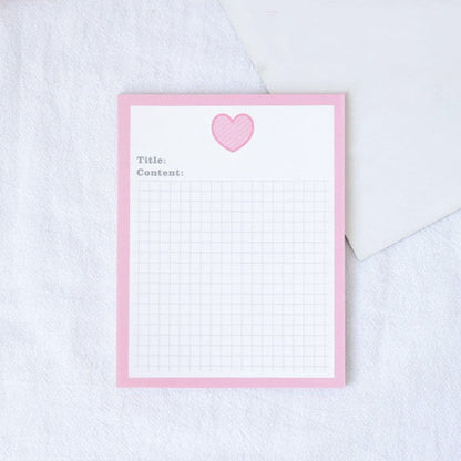 Patting Paper Cute Avocado Bear Sticky Note Book Tear
