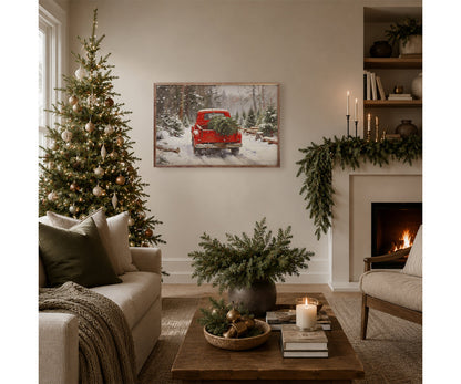 Kendrick Home Cranberry Truck Christmas