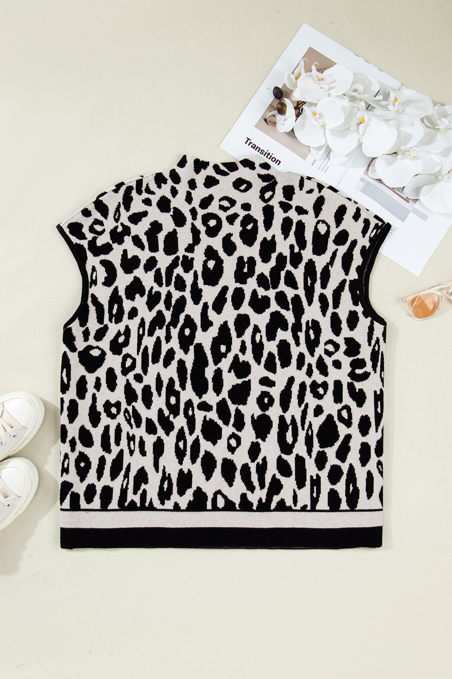 Threaded Pear Araceli High Short Sleeve PLUS Sweater