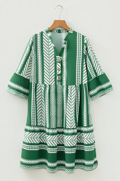 Threaded Pear Mikaela 4 Sleeve Casual Dress