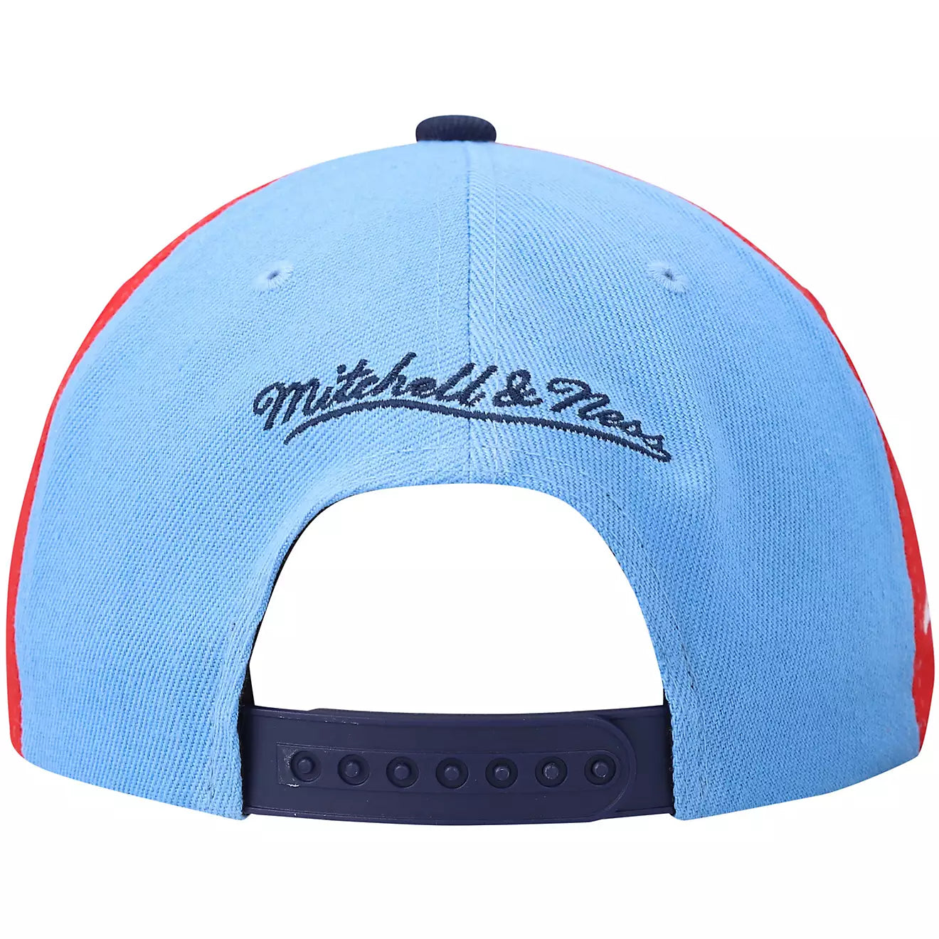 Men's Mitchell & Ness NBA On The Block Snapback Hwc Rockets - Light Blue-Navy