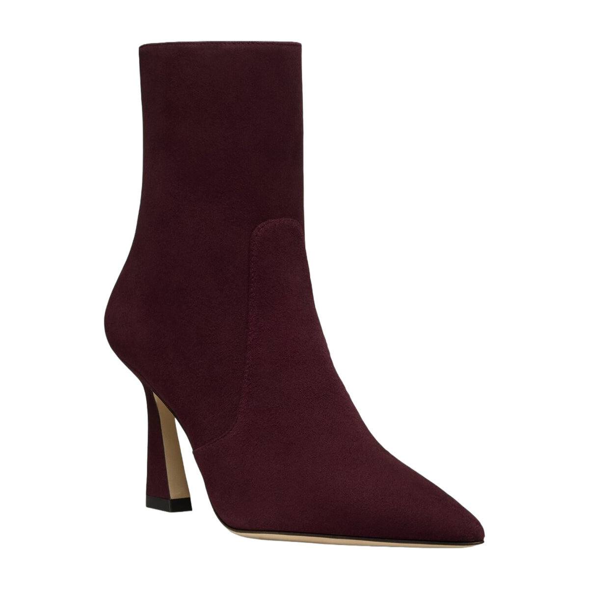 Stuart Weitzman Vinnie Zip Suede Bootie 85