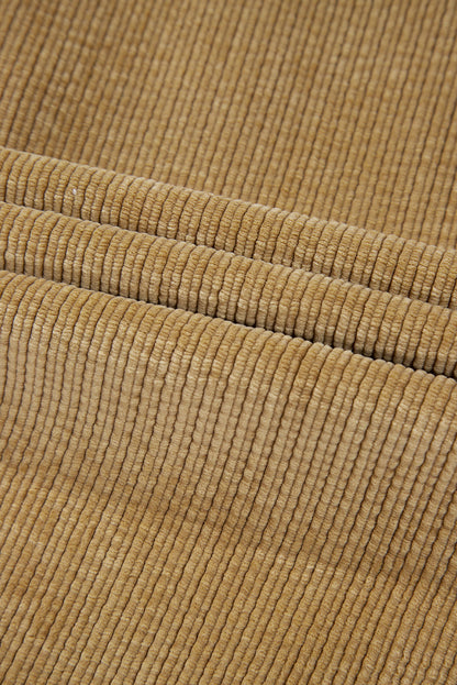 Threaded Pear Giuliana Patched Up Corduroy Shacket