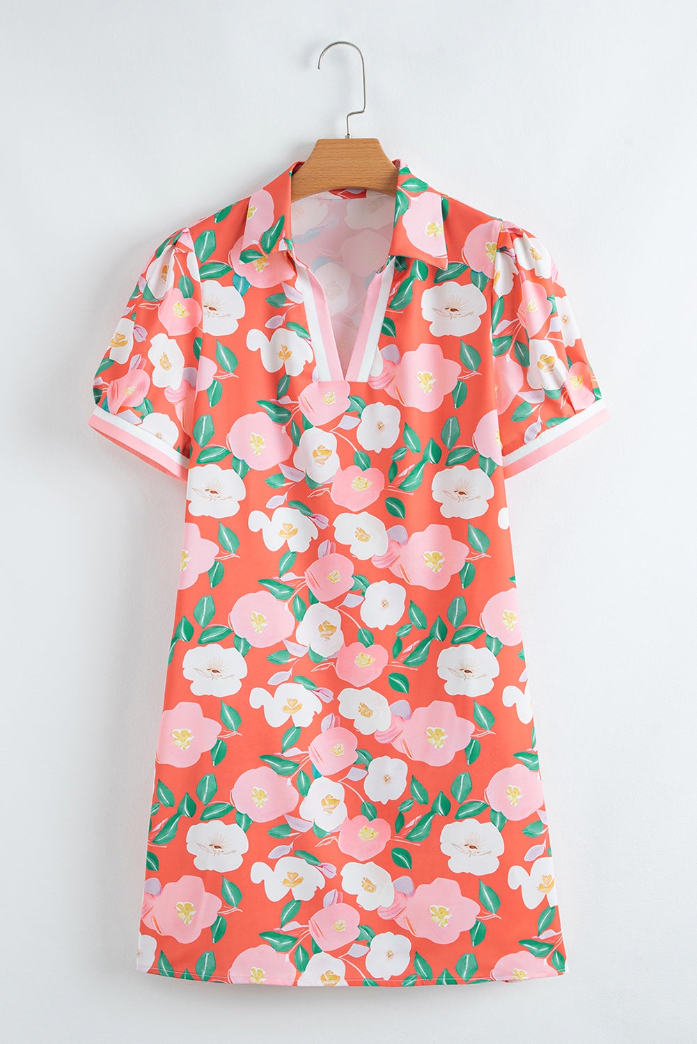 Threaded Pear Ivory Polo Collar T Shirt