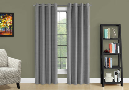 2 Pieces Set, Curtain Panel, Room Darkening, Grommet, Contemporary & Modern by Couch