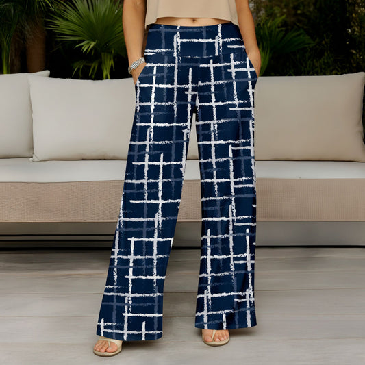 Navy and White-