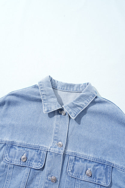 Threaded Pear Sofia Plaid Patchwork Oversized Jacket