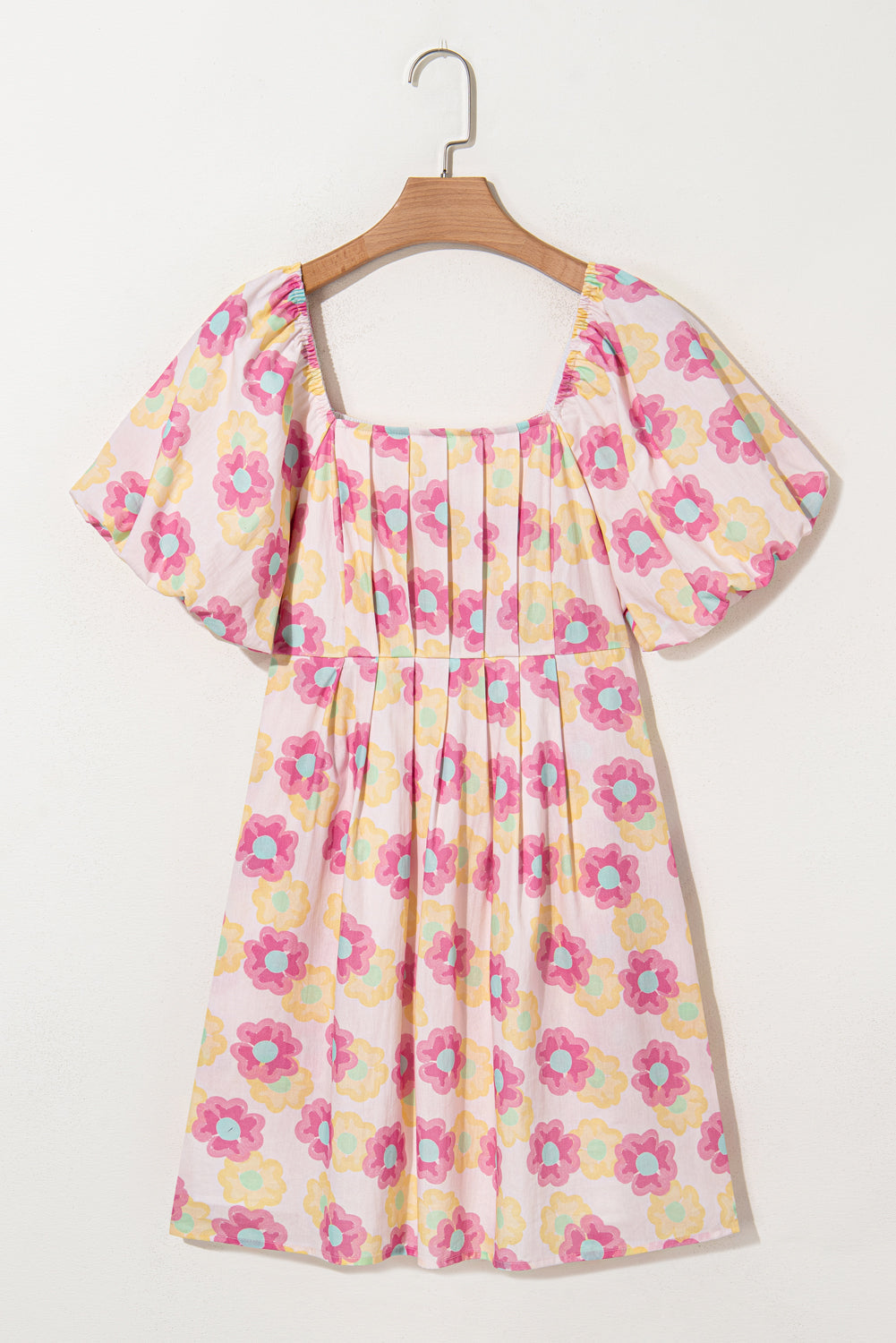 Threaded Pear Alessandra Pleated Flared Midi Dress