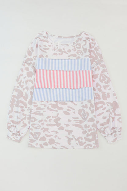 Threaded Pear Logan Puff Sleeve Knit Top