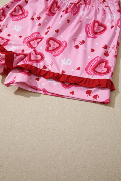 Threaded Pear Solana Valentines 2pcs Pajama Set