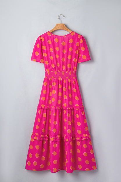 Threaded Pear Myra High Waist Midi Dress