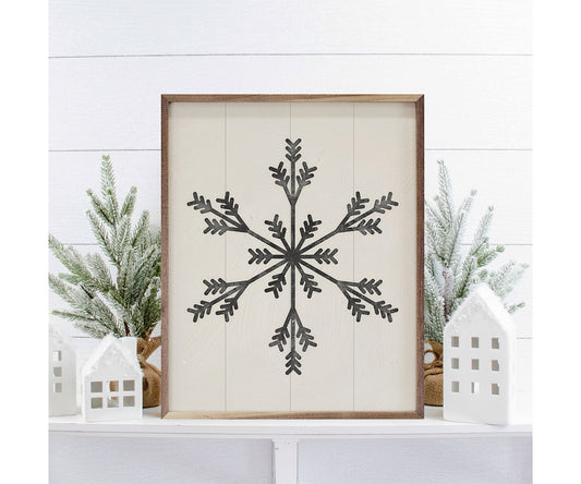 Kendrick Home Modern Snowflake 2 Small Three Spike by Nina Blue