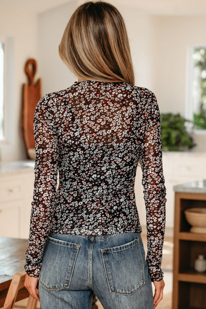 Threaded Pear Megan Sleeve Slim Fit Top