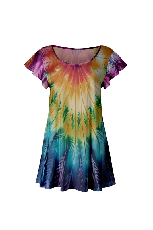 Purple & Yellow Tie Dye-
