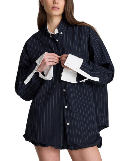 DARK NAVY/PURE WHITE-