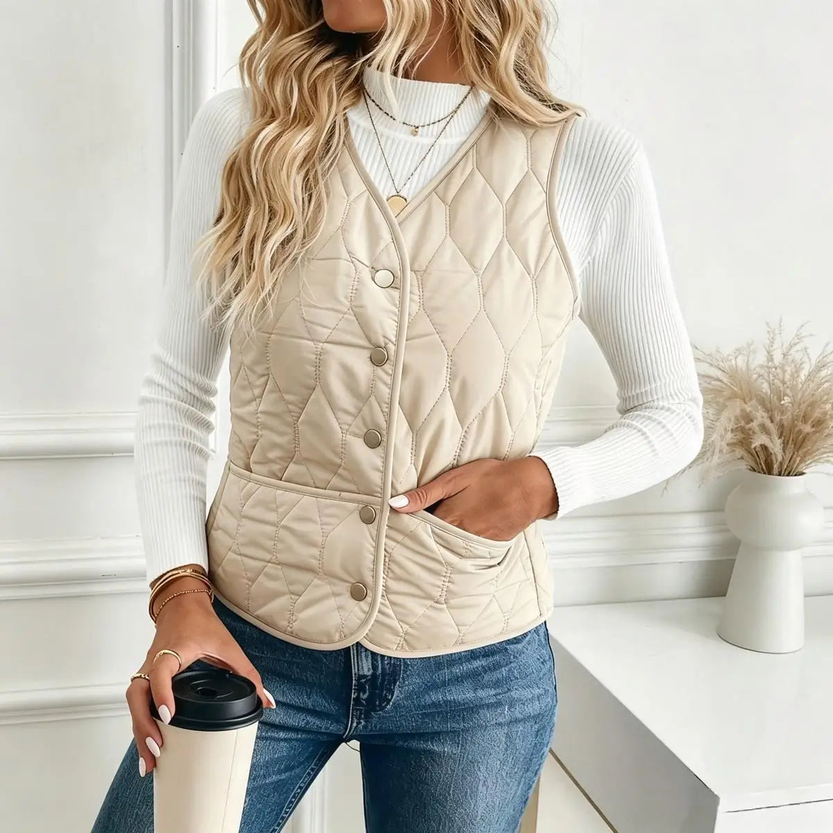 Beige-