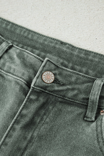 Threaded Pear Karla Edge Wide Leg Jeans