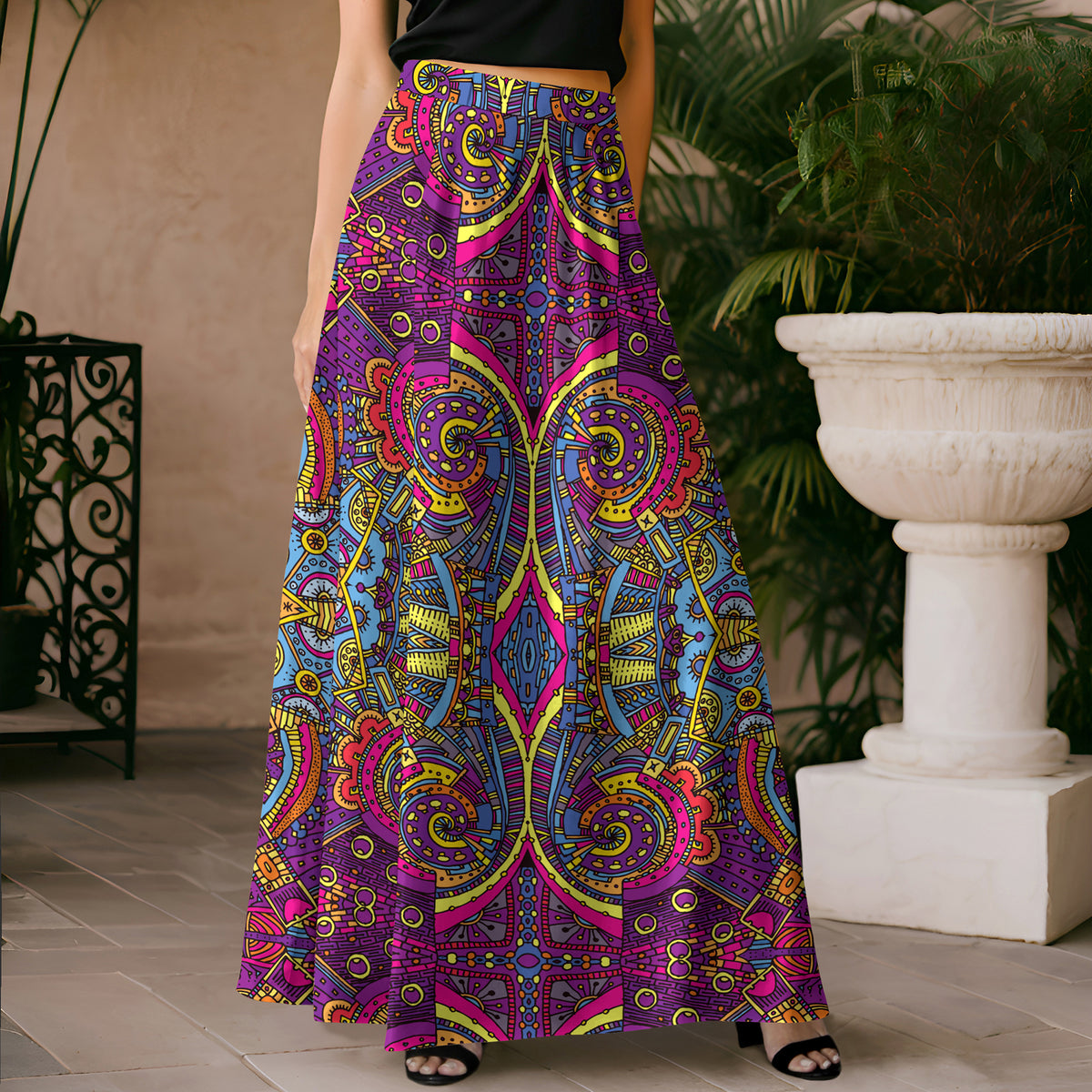 Purple and Yellow-