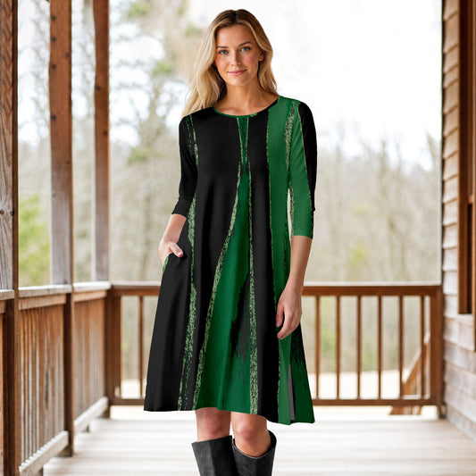 Green and Black-