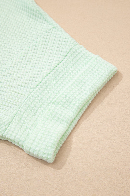 Threaded Pear Willow Short Sleeve Knit Top