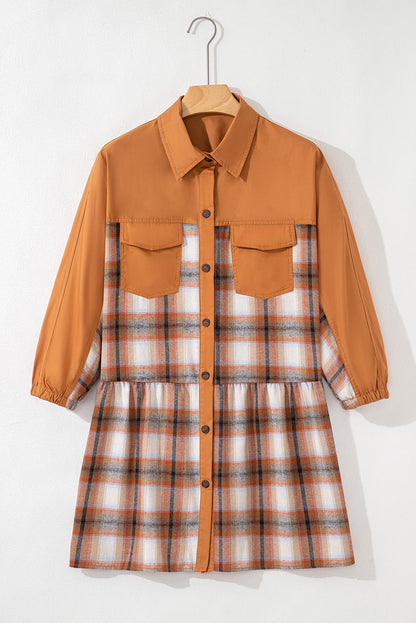 Threaded Pear Leila Ruffle Hem Tunic Shirt