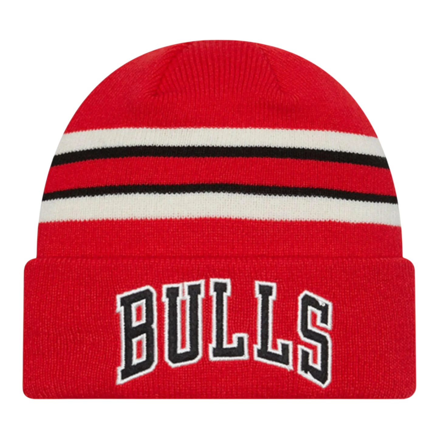 New Era Retro Cuff Knit Chicago Bulls Beanie Red Beanie