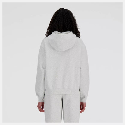 New Balance Sport Essentials Women's Pullover Hoodie — Gray