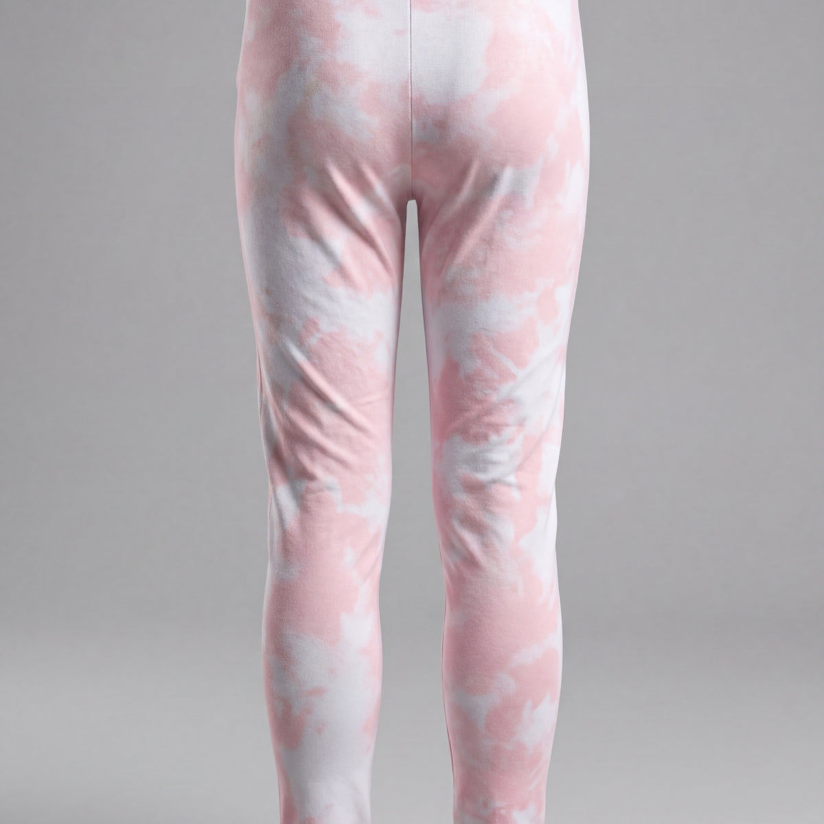 Pink and white tie-dye-