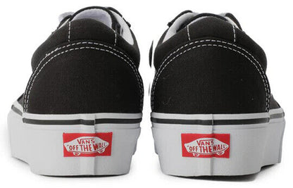 Vans Ward Women's Sneakers — Black/White Canvas