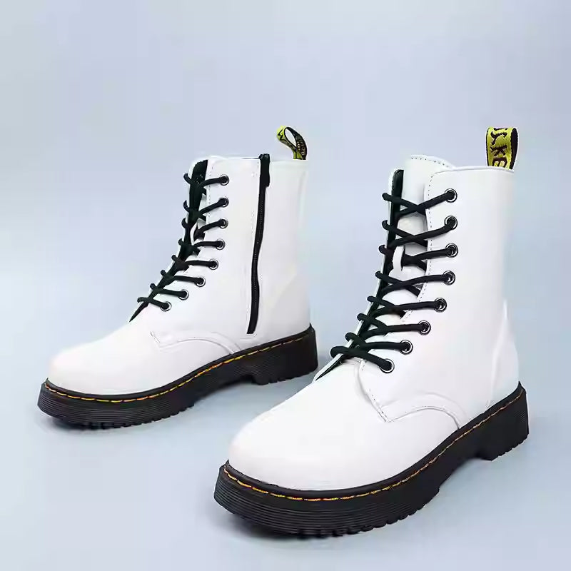 Women's Martin Short Boots – Classic Lace-Up Ankle Boots – Zulily