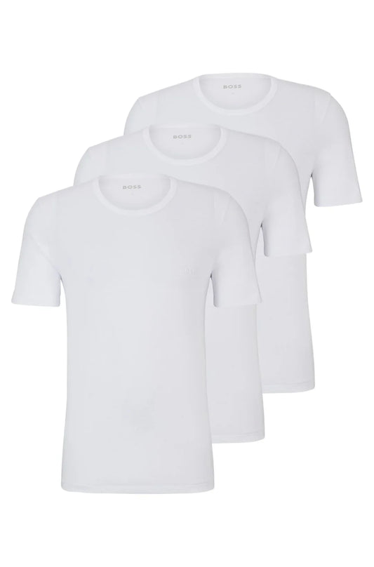 Hugo Boss Crew Neck T-Shirt 3-Pack Men's — White