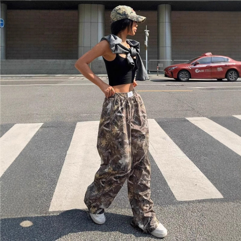 🧢 Women's Y2K Camouflage Cargo Pants