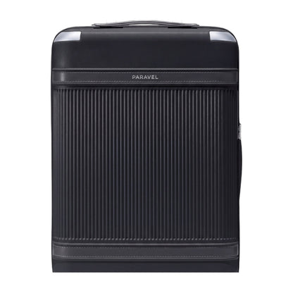 Paravel Aviator Carry-On Lightweight Spinner Luggage Travel Derby Black